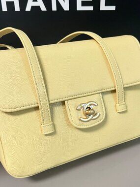 Classic Genuine Leather Flap Crossbody - Sophisticated Quiet Luxury Box Bag